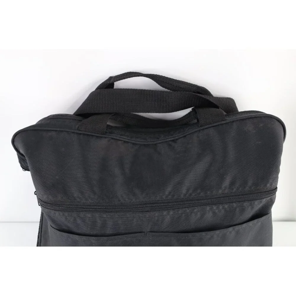 Vintage Distressed Team USA Hockey Olympics Handled Briefcase Messenger Bag
